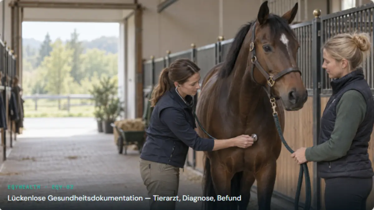 Lückenlose Gesundheitsdokumentation – Tierarzt, Diagnose, Befund