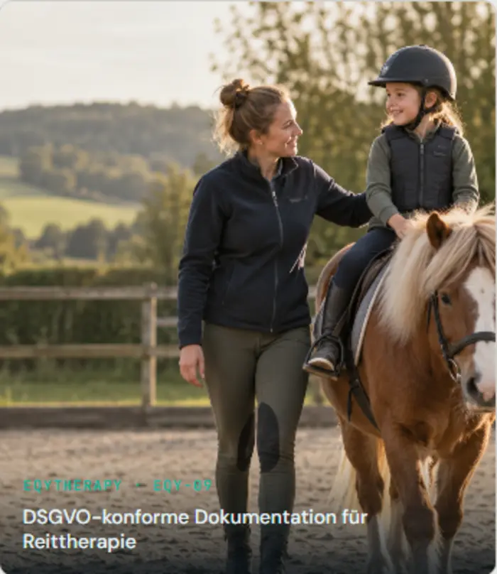 DSGVO-konforme Dokumentation für Reittherapie
